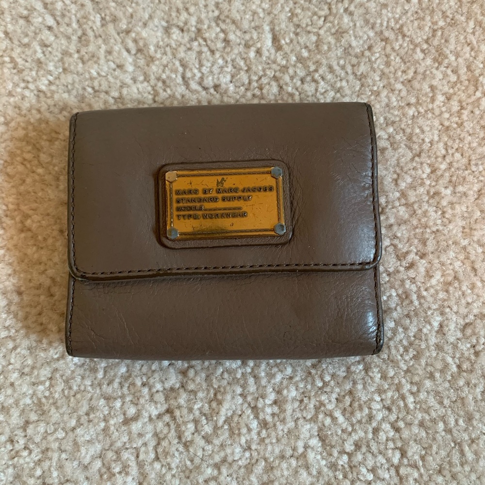 Marc by Marc Jacobs Grey Trifold Wallet